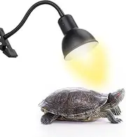 75W Reptile Heat Lamp Tortoise Heat Lamp Basking Lamp Heater Adjustable with Clip for Reptiles Lizard Turtle Aquarium Bulb Included