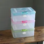 佳斯捷超級吐司A4文件盒收納箱整理盒手提箱文具箱