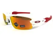 Oakley Kids Sunglasses Flak XXS OJ9008-0958 Matte White Frames Prizm Ruby Lenses