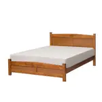 BODEN-安格5尺實木雙人床架(不含床墊)