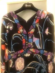 New Emilio Pucci Verbania Embellished Multicolor Maxi Dress It 40, USA 2/4