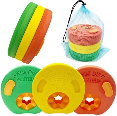 Kids Swimming Armbands Arm Float Discs for Pool, EVA Foam Floating Sleeves, Arm