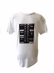 MOSCHINO JEANS MEN'S WHITE T-SHIRT SIZE LARGE WITH TAGS MADE IN ITALY 88