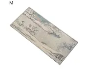 Tea Towel Super Absorbent Chinese Style Pattern Painted High-class Fabric Cleaning Rag for Kitchen-M - M