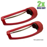 2x Lawn Sprinkler Oscillating Adjustable Pattern 17 Jet Spray Grass Garden