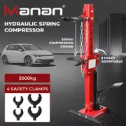 Manan 3T Hydraulic Coil Strut Spring Compressor, 6600lbs, Adjustable Height
