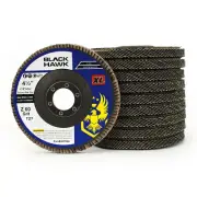 50 Pack 4.5" x 7/8" XL 60 Grit High Density Flap Discs Jumbo Grinding Wheels T27