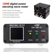 SWR120 0.5-120W SWR Meter 1.8-54Mhz Short Wave Standing Wave Meter Digital Color