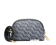 COACH MADI Crossbody w Navy Blue Canvas & Leather Monogram Print CF343 NWT $328