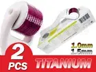 2x TMT White Derma Micro Skin Roller Kit (1.0-1.5mm) Beard, Hair Growth, Scars