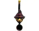 Gnome Head Handmade Tobacco Smoking Small Hand Pipe Fantasy Red Hat Cute Dwarf