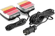 1 Pair 12V Magnetic LED Safety Light Indicator Taillights For Trailer Truck Car Taillights For Trailer Truck Taillights