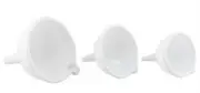 Cooking-Concepts-3-Piece-Plastic-Funnel-Set White-