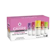 Vodka Cruiser Zero Sugar Mixed Pack Can 275mL x 10 pack