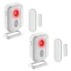 2Set Wireless Window Door Split Magnetic Sensor Shop Security Alarm System Kit