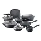 Baccarat STONE 10 Piece Cast Aluminium Cookware Set with Egg Poacher