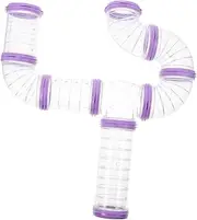 1Set Hamster Maze Tube DIY Cage Tunnel Expandable Rat Maze Tunnel for Pets Durable and Convenient Installation Safe Exploration Area for Hamsters