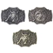 Long Horn Western Belt Buckle Cowboy Belt Buckle Metal Belt Buckle For Men