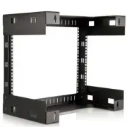 StarTech RK812WALLO 2 Post 8U Wall Mount Patch Panel Rack Open Frame Nuts Screws