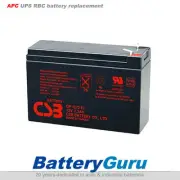 APC UPS RBC2/RBC110/RBC114 Replacement battery 1x CSB GP1272 F2 terminal