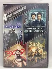 Disney 4 Film Favorites Big Time Acition Matrix Sherlock Holmes 300 Sucker Punch