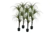 SOGA 4X 150cm Artificial Dracaena Plant Fake Potted, Simulation Tree Fake Plant Home Decor