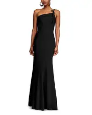Halston Sybil Crepe Gown