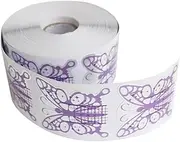 Nail Tip Extension Guide Form Stickers for Acrylic Gel Violet
