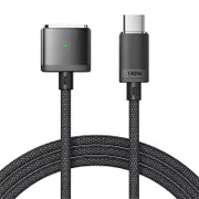 Catzon 140W USB-C to Magnetic 3 Cable 2M for MacBook Air 2024 M3 13in-Black