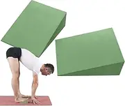 Yoga Foam Wedge, Professional Height Foam Wedge for Exercise, Foam Slant Board Calf Stretching Knee Pad, Back Support Foam Incline Slant Board for Leg, Calf, Ankle and Foot Stretching