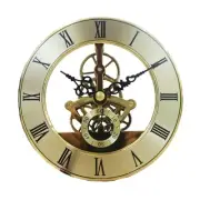 Fashionable 126mm Clock Insert with Roman Numerals Quartzs Movement Home Decors