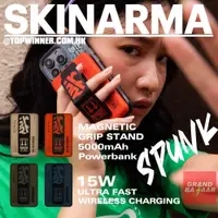 在飛比找松果購物優惠-SKINARMA Spunk 磁吸支架行動電源 5000mA