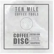 Ten Mild Stainless Steel Filter Disk for Aeropress & Bruer - Standard