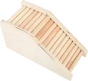 SEWOART Hamster Nest with Ladder Wooden Hideout for Pets Multi Purpose Creative Rat Playground Safe Durable Design Privacy Retreat for Hamsters Cages
