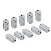 Ferrite Cores Ring Clip-On RFI EMI Noise Suppression Filter Cable Clips