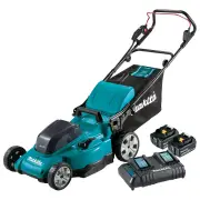 Makita DLM480CT2 - 36V (18Vx2) 480mm Lawn Mower Kit (2 x 5.0Ah)