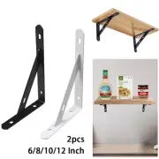 New Stable Shelf Brackets Tripod Triangle Wall 2pcs Garden Shelf L Shape