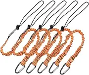 3 Foot Tool Lanyard 5PCS Tool Tether Safety Tool Lanyard with Carabiner Adjustable Loop End Ultra-Durable Retractable Tool Lanyard for Scaffold Climbing Camping Construction Roofing