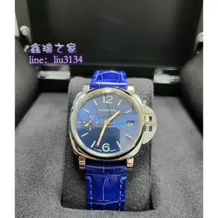 沛納海 PANERAI PAM1273 38mm Luminor Due 藍面 自動機芯 迪麗熱巴 22年