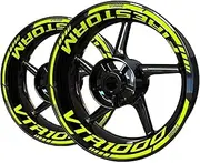 Motorcycle Stickers Wheel Sticker VTR 1000 Decal Kit Logo Rim Tyre Motorcycle Set for VTR1000(A3)