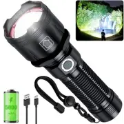 Flashlights 1800.000 High Lumens, Rechargeable Super Bright Flashlight with 5...