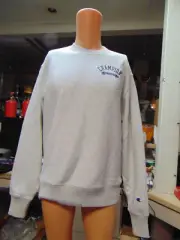 VTG 80s Champion Reverse Weave Gray Pullover Sweatshirt Mens large Distressed