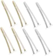 [TENDYCOCO] Bras Extenders 4 Pack Non-Slip Lingerie Strap Holder Adjustable Shoulder Bra Straps Crossback Design for Women Elastic Bra Holders Bra Strap Replacements