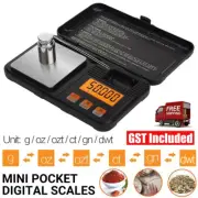 50g/0.001g 200g/0.01 DIGITAL POCKET SCALES JEWELLERY PRECISION ELECTRONIC WEIGHT