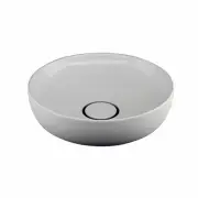 WS Bath Collections Vision 6342 White Vision 16-1/2" Vessel Bathroom Sink