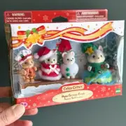 Limited Edition Sylvanian Families Calico Critters Happy Christmas Friends