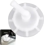 Coolant Reservoir Overflow Tank Cap, Plastic White Reservoir Lid Replacement Reliable Car Accessory for Acura, Compatible with Honda Accord Civic Pilot