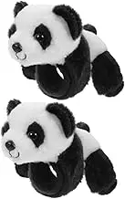 JOINPAYA 2 Pcs Plush Slap Bracelet Animal Slap Bracelets Toy Panda Design Boys and Girls Party Favor Jungle Theme