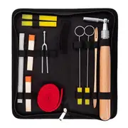 Professional Piano Tuning Kit Piano Tuning Hammer and Mute Kit Piano Tuning Kit 12 PCS As Shown