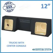 Chevy Silverado Regular Cab / Single Cab 12" Dual Sub Box Subwoofer Enclosure